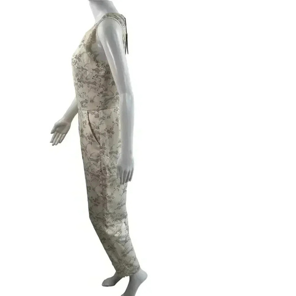 LC Lauren Conrad Runway Limited Edition Enchanted Woodlands Cropped Jumpsuit 6 - Picture 13 of 16